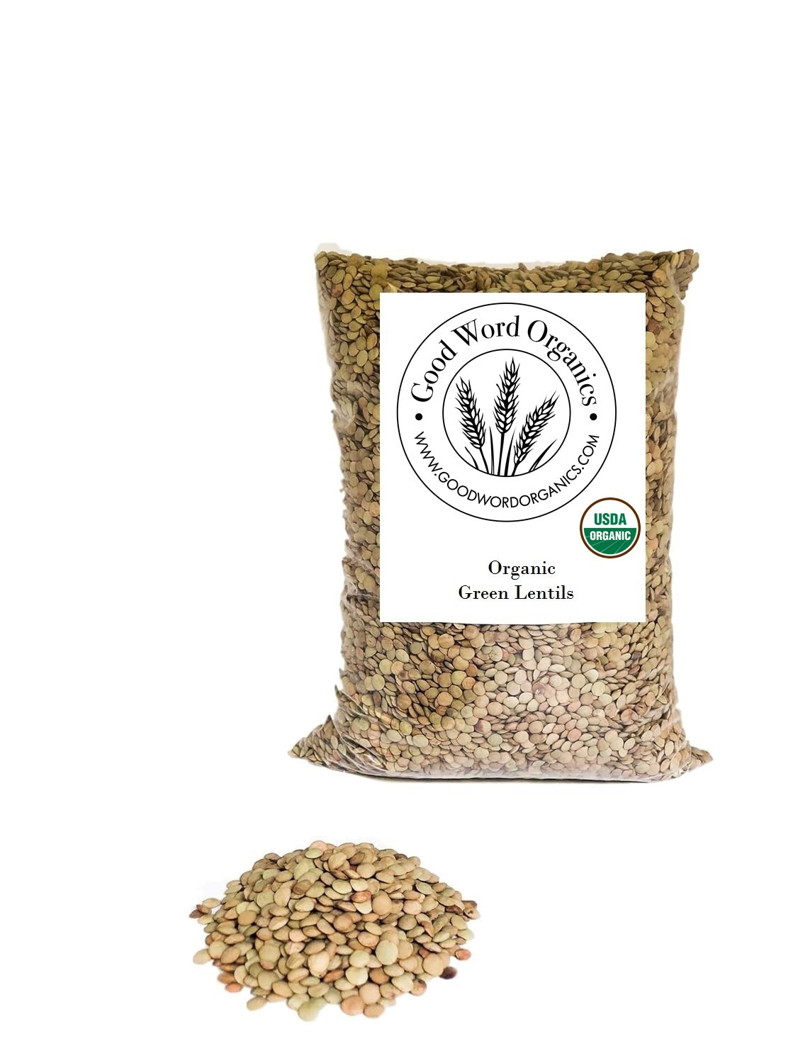 Organic Green Lentils