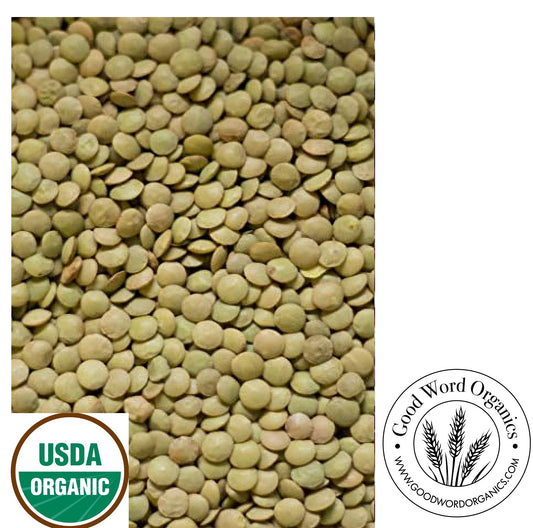 Organic Green Lentils